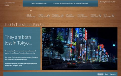 Lost in Translation Fan Site